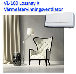 Ventilationsaggregat Mitsubishi VL-100 Miniventilation