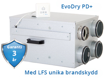 Acetec EvoDry PD+ för större kylrum