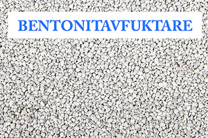 Bentonit, en slags lera använd som bentonitavfuktare