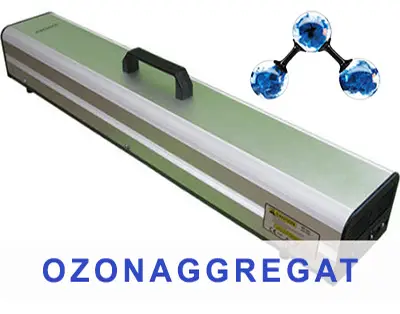Ozonaggregat för sanering av lukt med mera