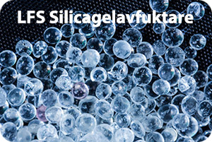 Silicagelavfuktare med granulat av Silica Gel