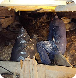 Utrensning under kyrkan