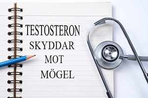 Testosteron skyddar mot mögel