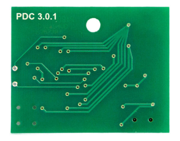 Processorkort passande avfuktare med styrutrustning EDC-01 och som har manöverpanel MPO-01.